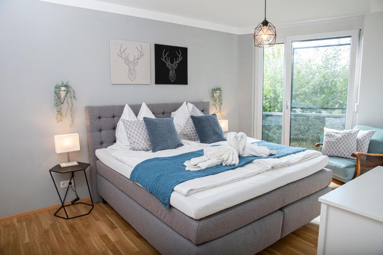 Apartament Customflats - Tiefgarage - Terrasse - Uninaehe Ulm Zewnętrze zdjęcie