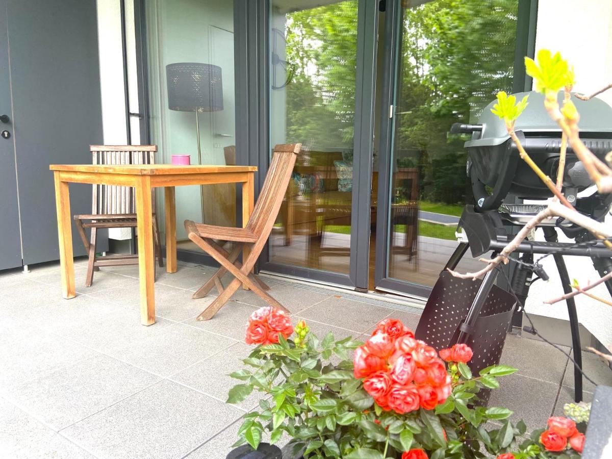 Apartament Customflats - Tiefgarage - Terrasse - Uninaehe Ulm Zewnętrze zdjęcie