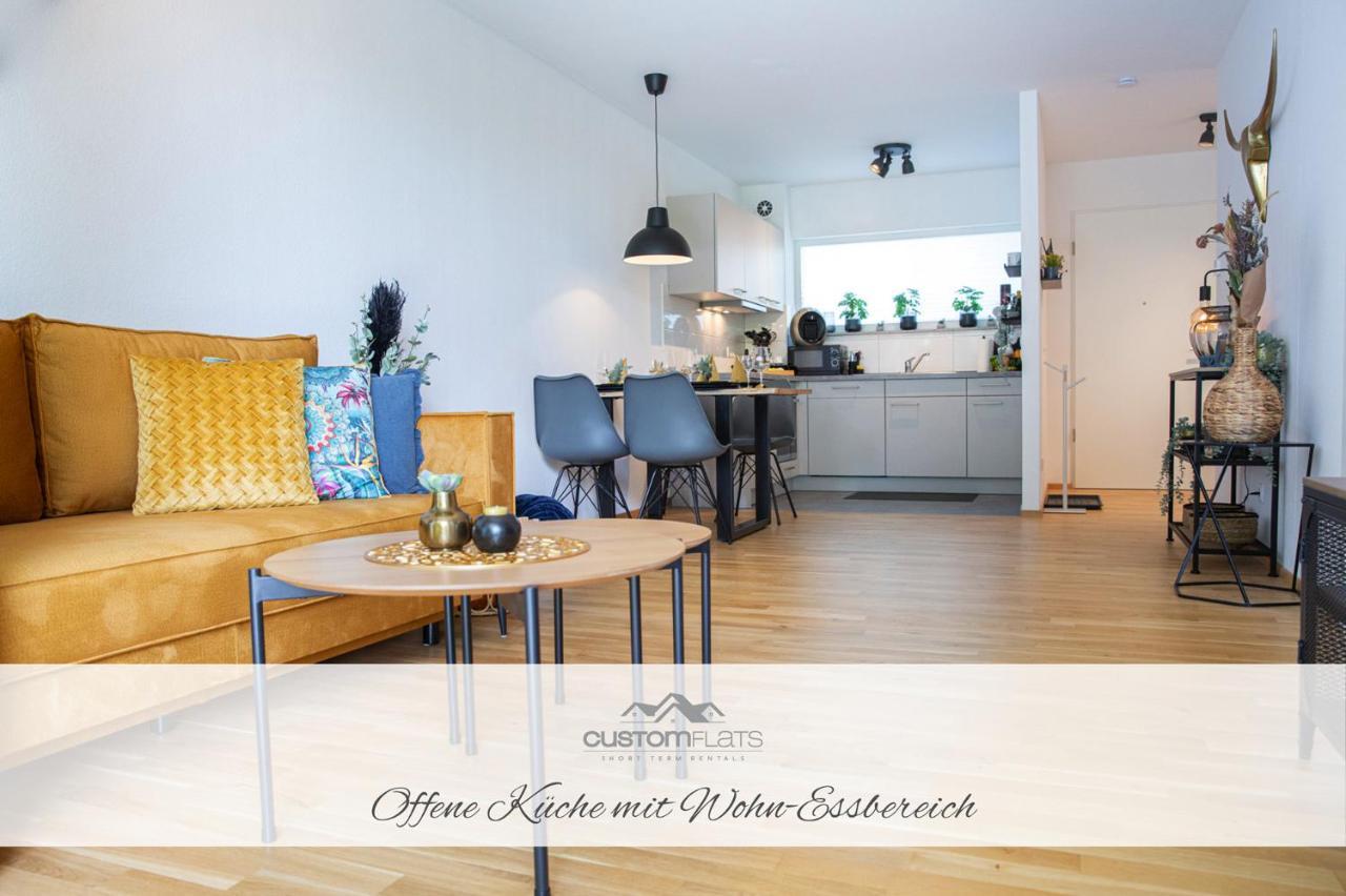 Apartament Customflats - Tiefgarage - Terrasse - Uninaehe Ulm Zewnętrze zdjęcie