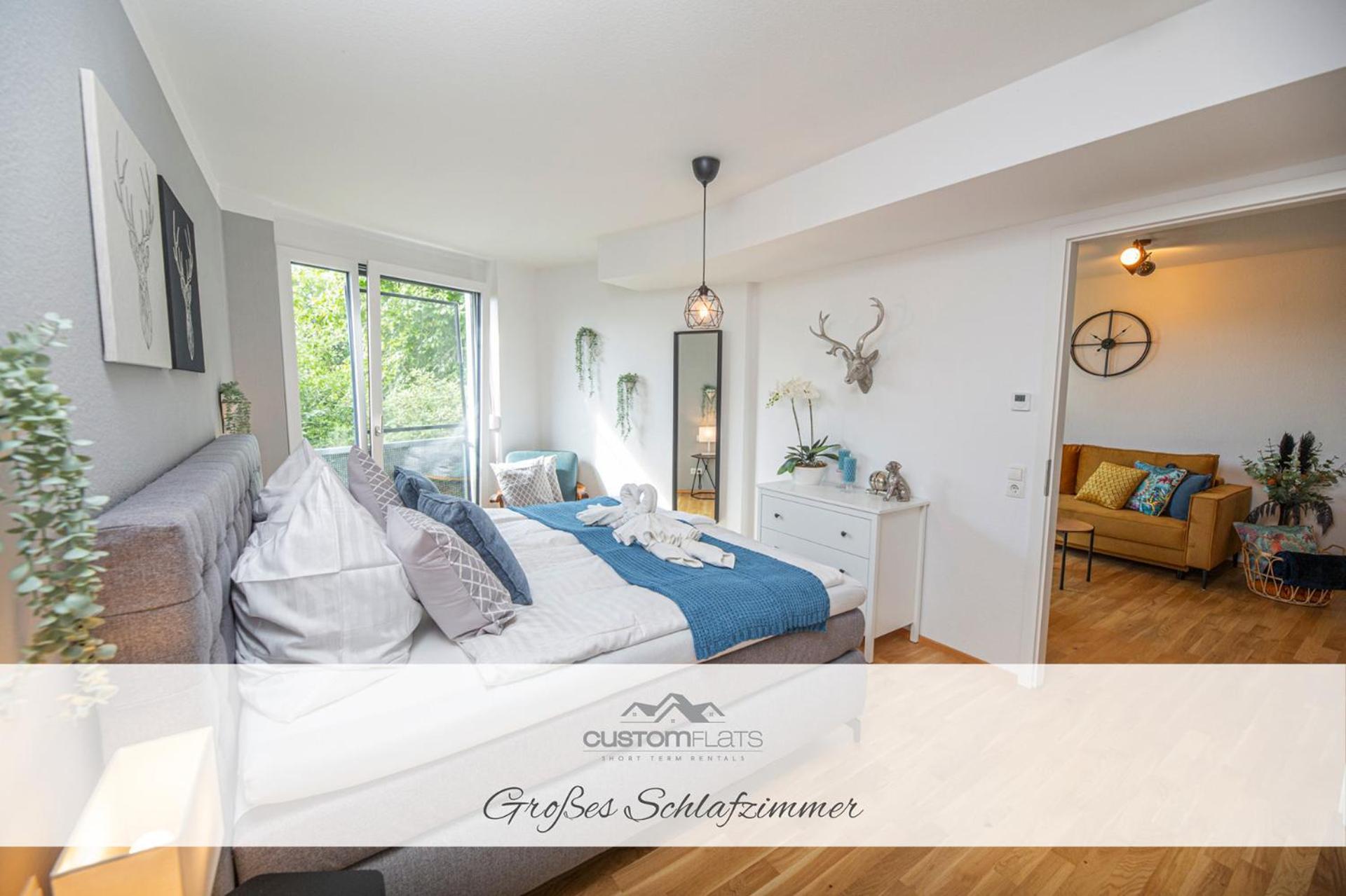 Apartament Customflats - Tiefgarage - Terrasse - Uninaehe Ulm Zewnętrze zdjęcie
