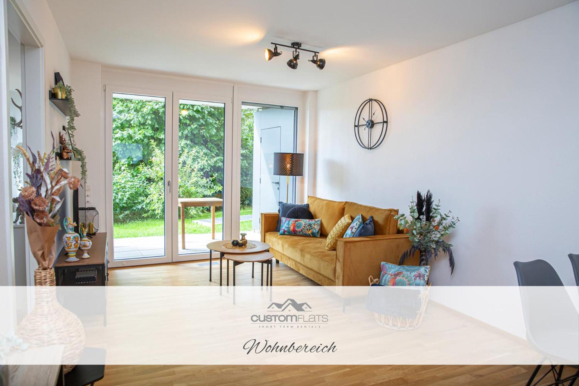 Apartament Customflats - Tiefgarage - Terrasse - Uninaehe Ulm Zewnętrze zdjęcie